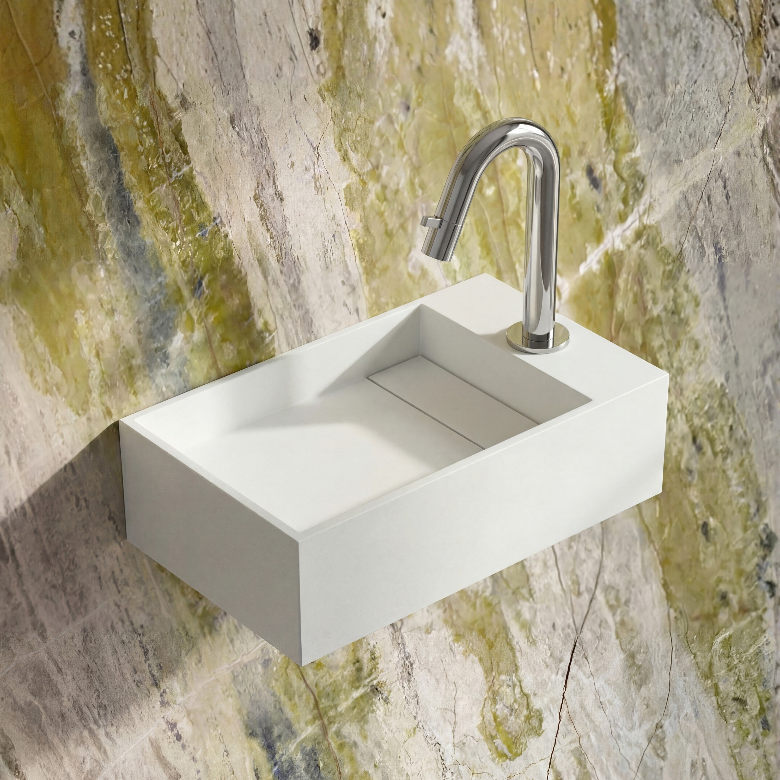 Best-Design "Arty-Rechts" fontein "Just-Solid" 36x18x10cm
