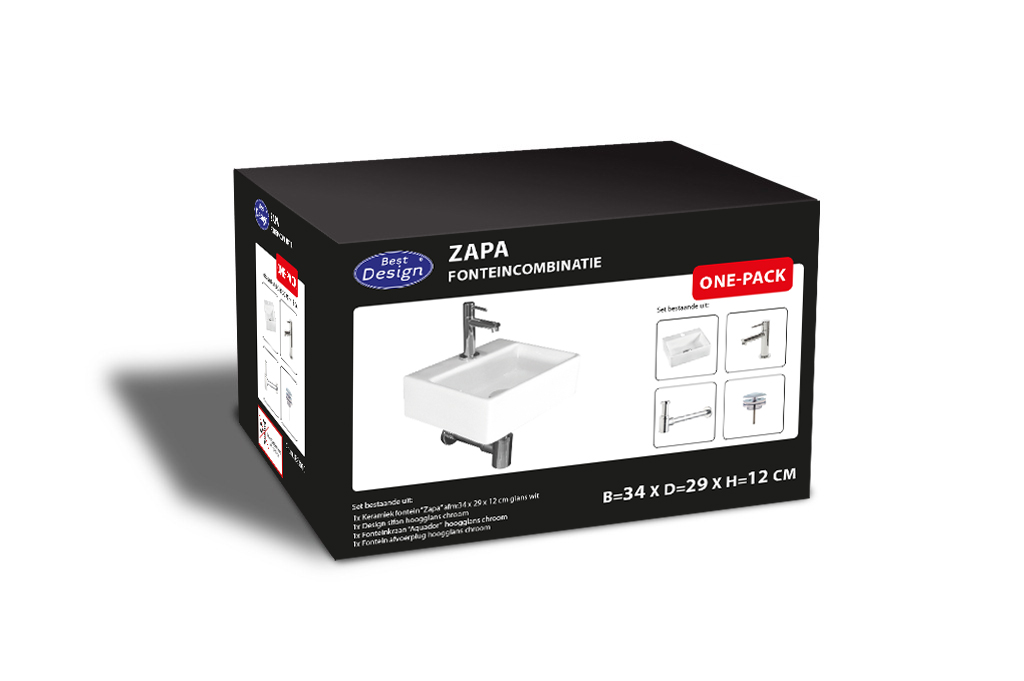 Best-Design "One Pack" fonteincombinatie "Zapa"