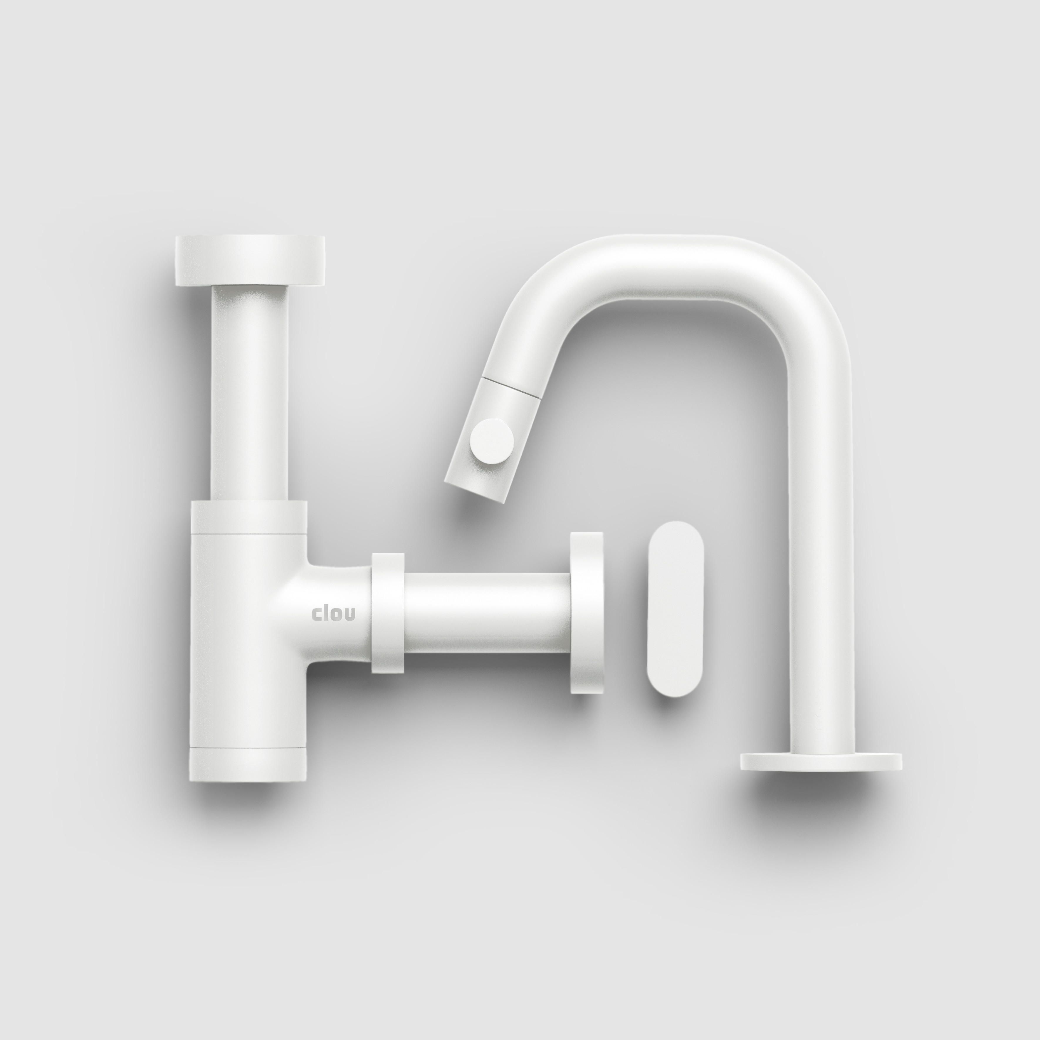 Set tbv (New)Flush / First fonteinen, mat wit