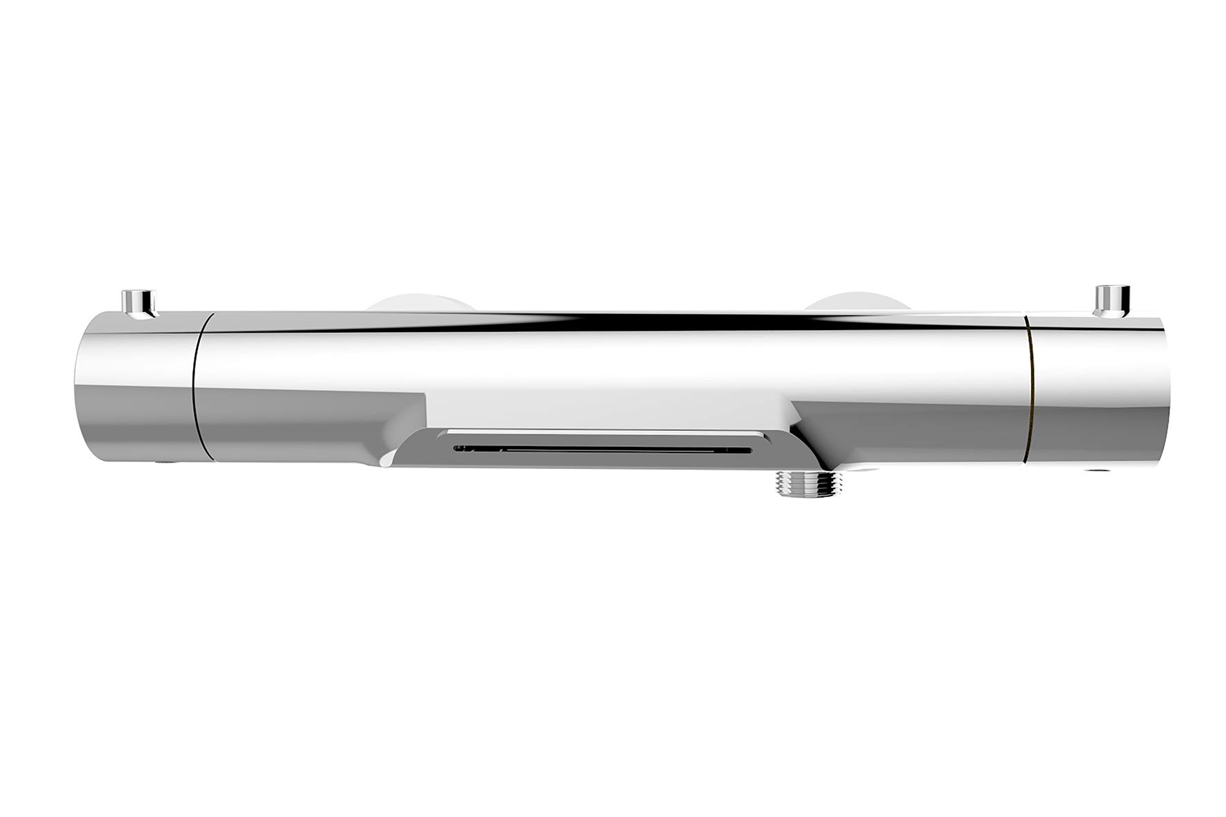 Style thermostatische badmengkraan waterval cooltouch chroom