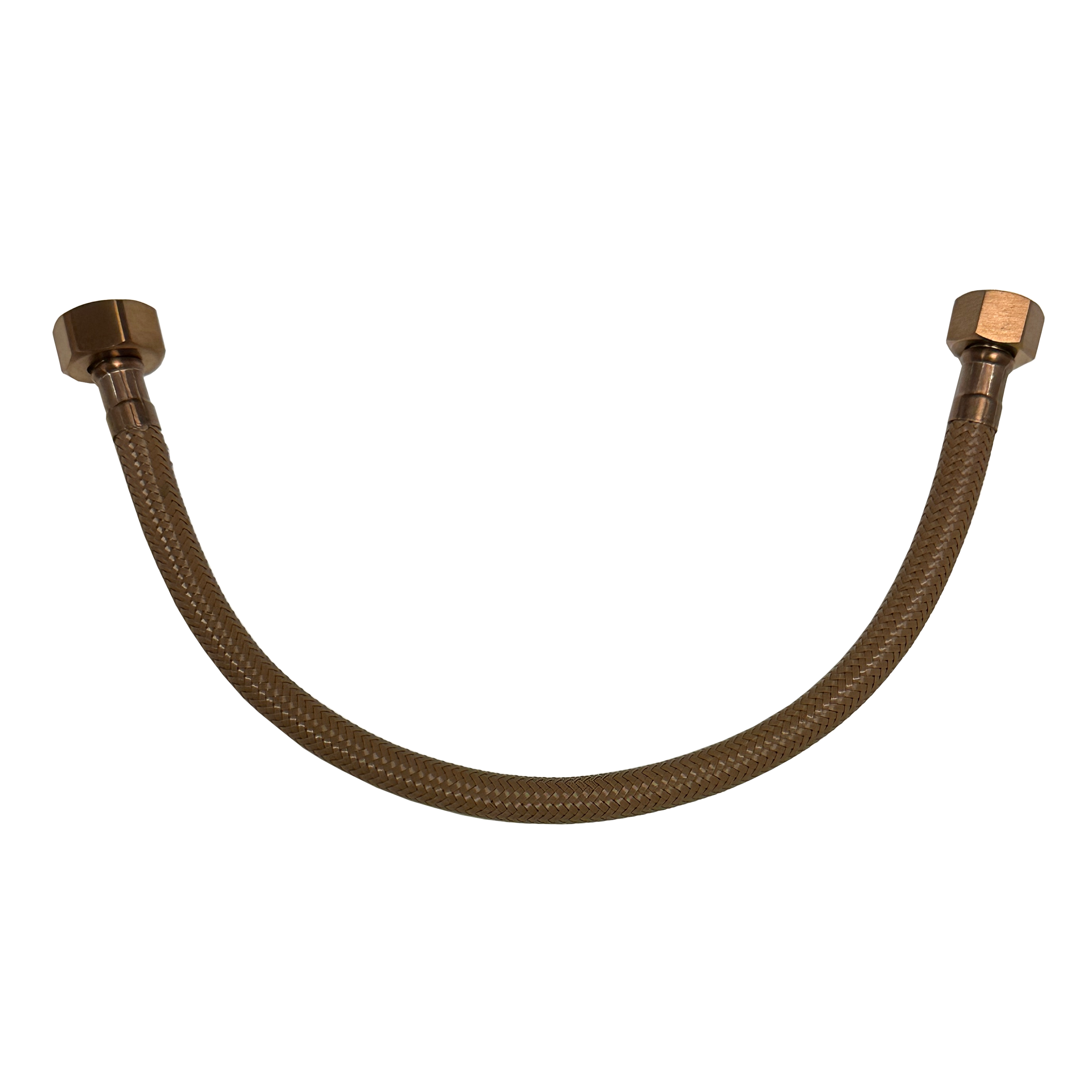 Best-Design "Dijon/Liora " Flexibele aansluitslang 35 cm 1/2" x 3/8" Mat-sunny-bronze / Desert Brown