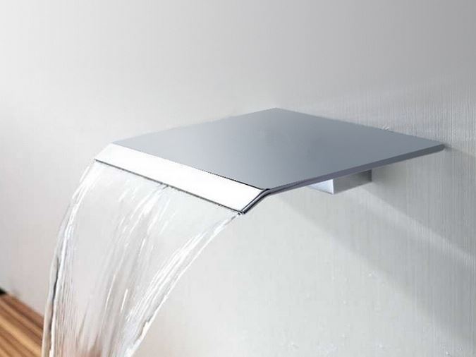 Best-Design "Dule-Chrome" waterval muuruitloop tbv.douche en bad