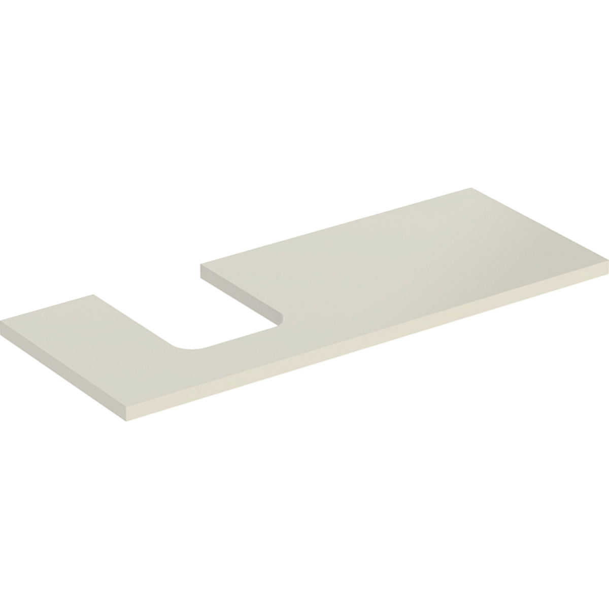Geberit ONE Wastafelblad 120 cm, uitsparing links