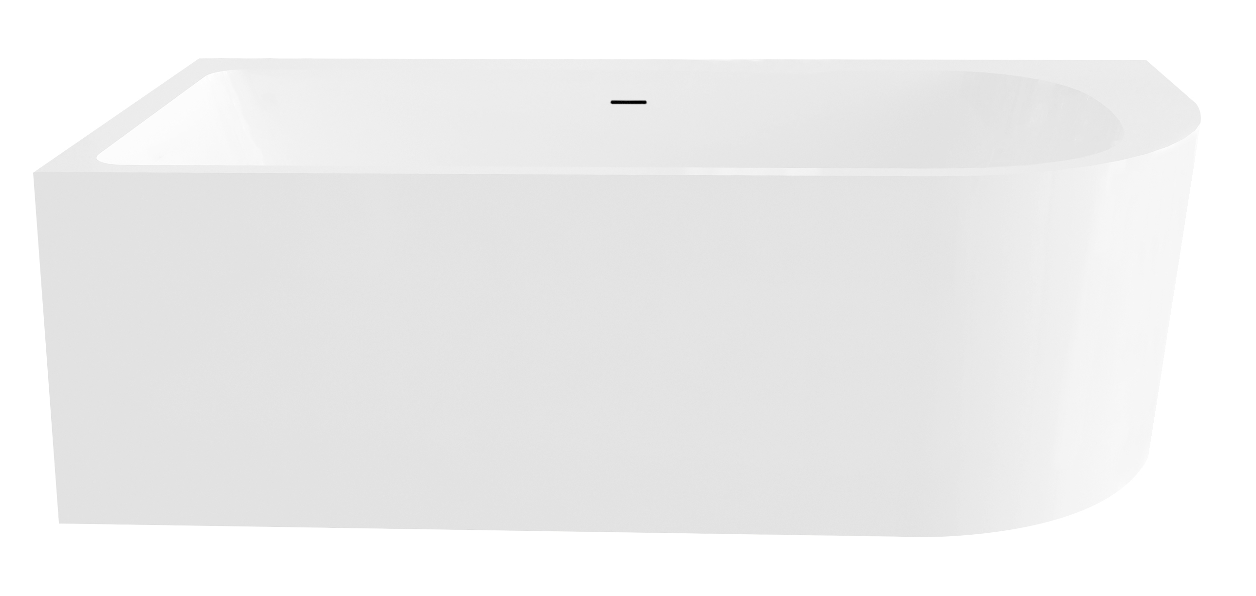 Best-Design "Living-Links" Half Vrijstaand Hoekbad 180x80x60cm