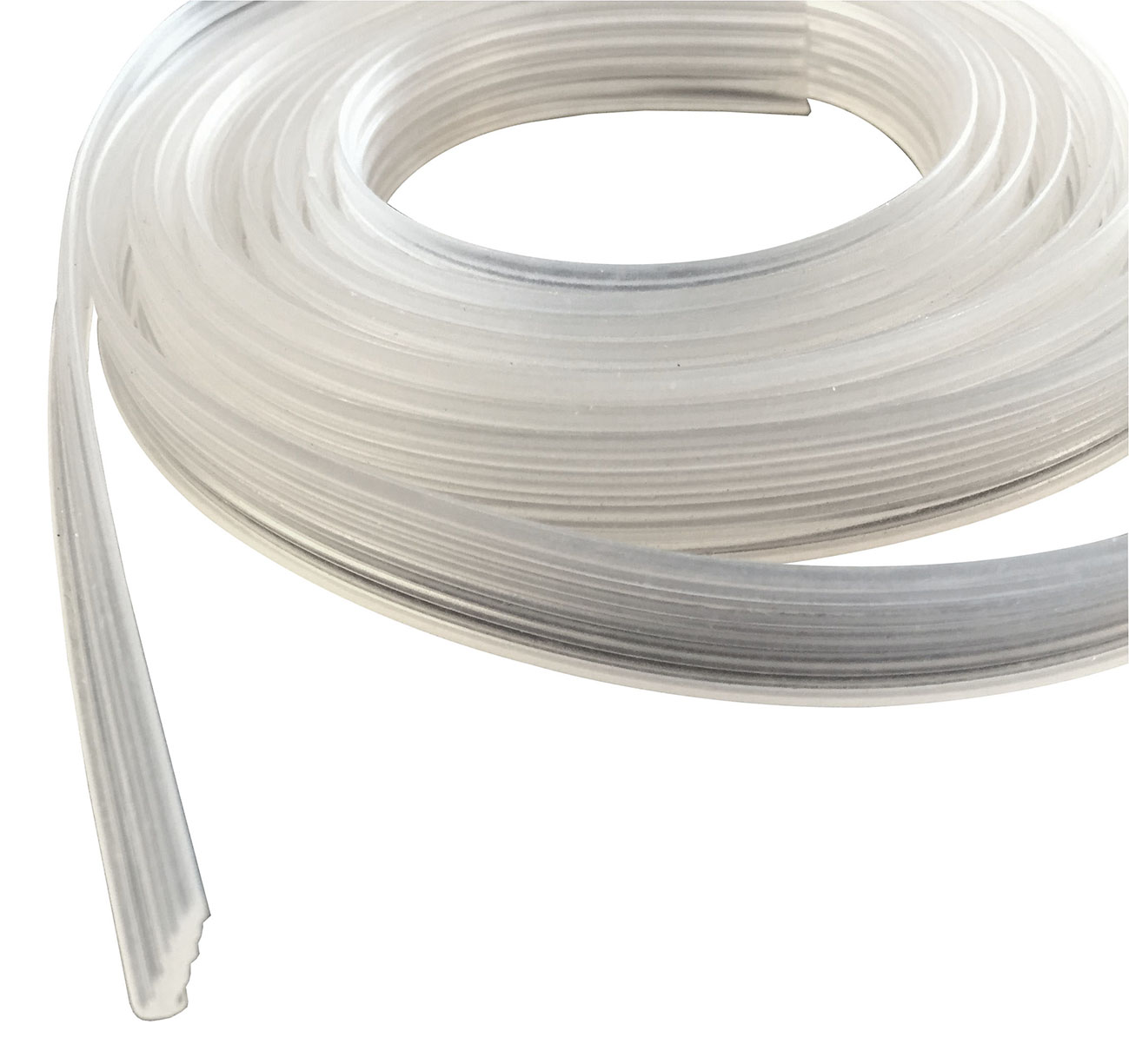 Opvulstrip kunststof 2mm x 200cm transparant