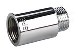 Chroom kraanverlengstuk 1/2"x10mm