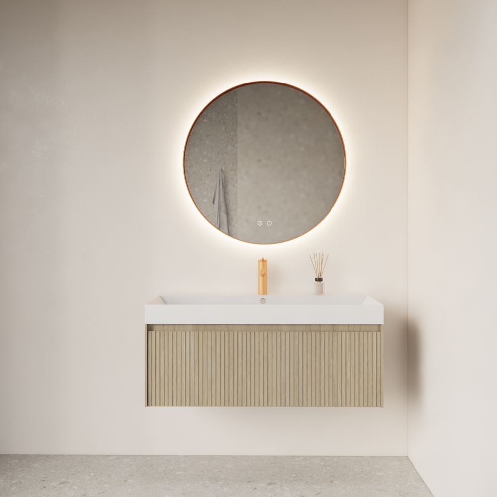 Spiegel Athena Koper Rosé 40 cm