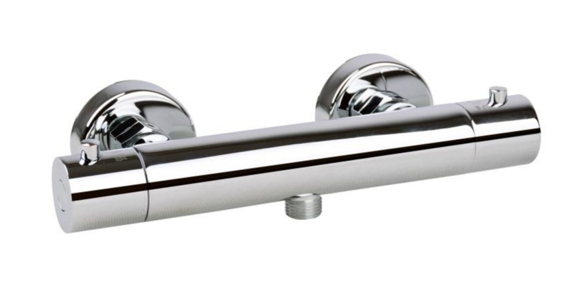 Best-Design Chrome "Heavy" douchethermostaat (opbouw)