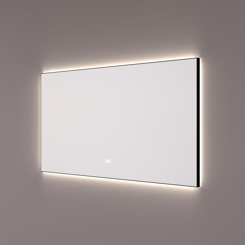 HIPP-Design SPV 12500 BL spiegel 80x70 cm — Mat zwart