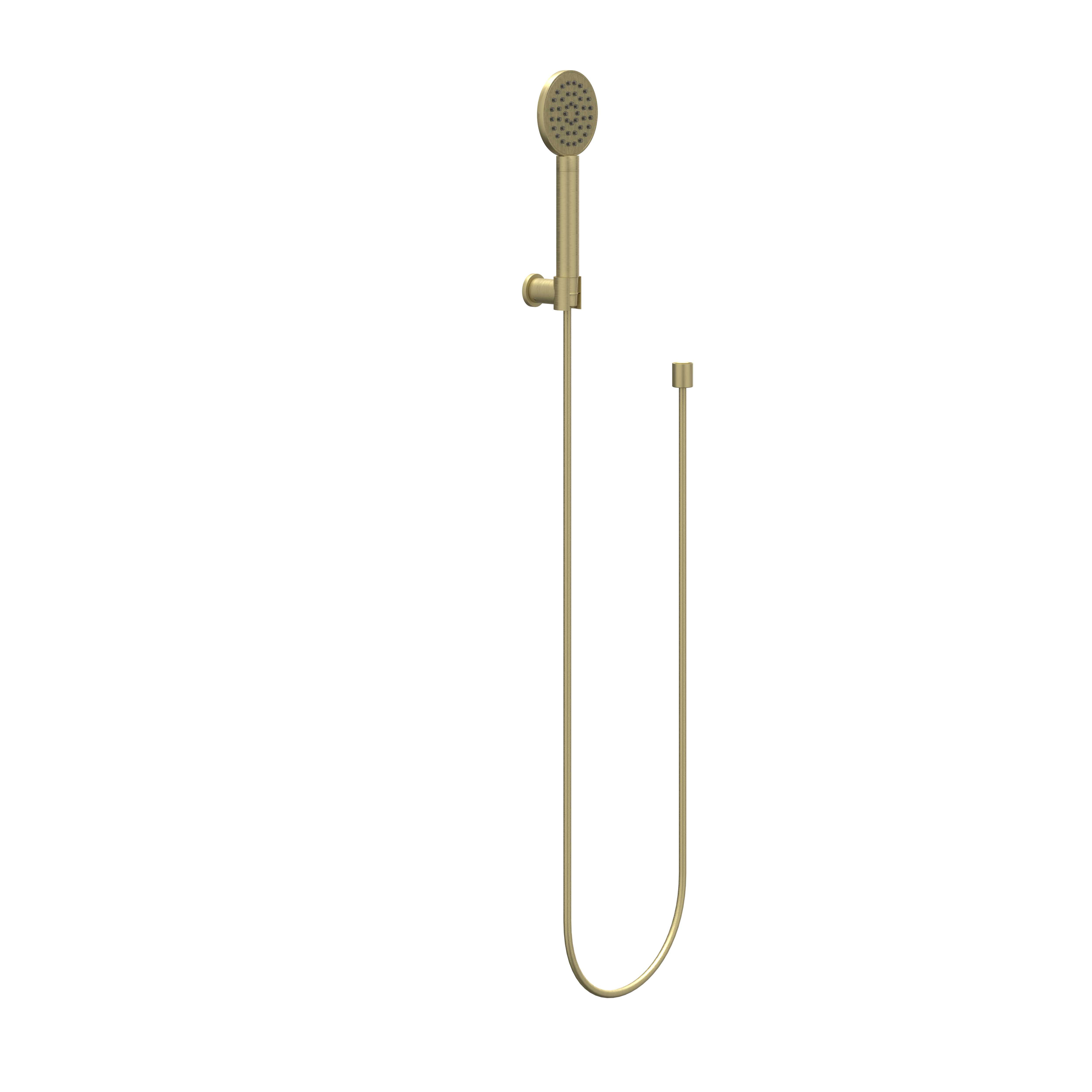 Handdoucheset rond satin spray met verstelbare wandsteun en doucheslang 120 cm