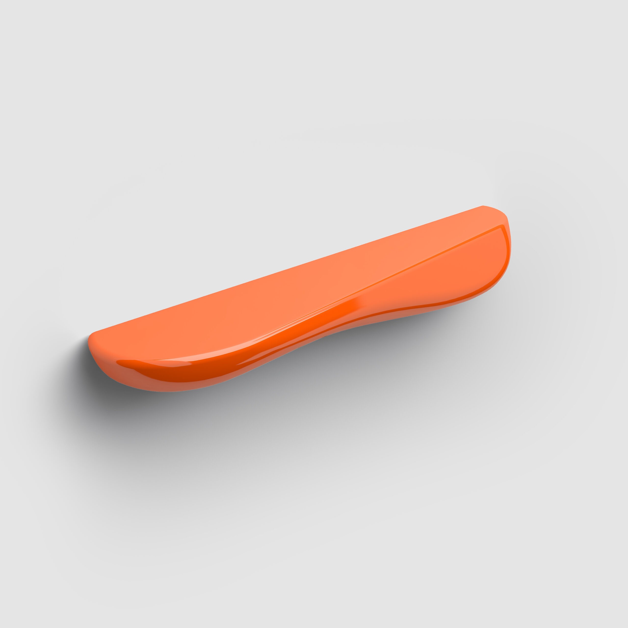 Cliff planchet 36cm, oranje keramiek