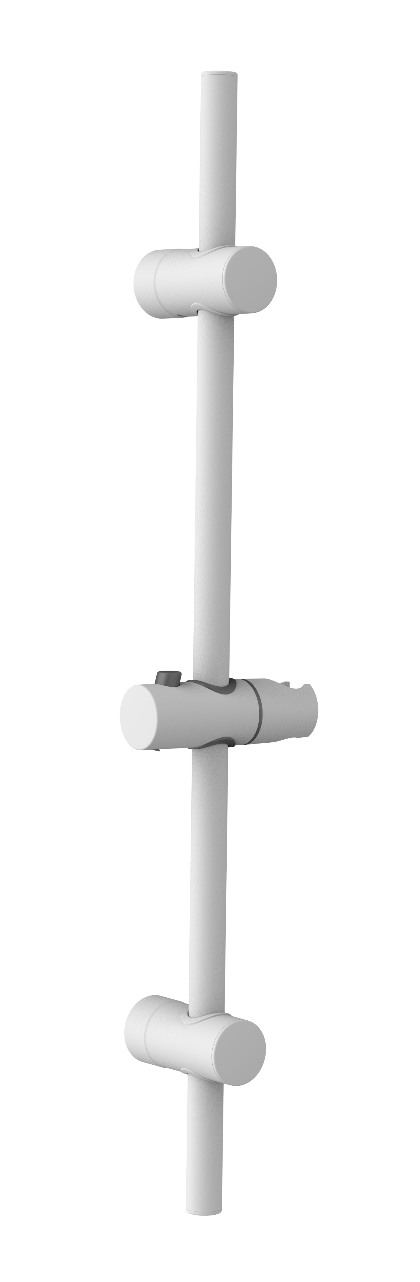Best-Design White "Vita" douche-glijstang 68 cm mat-wit