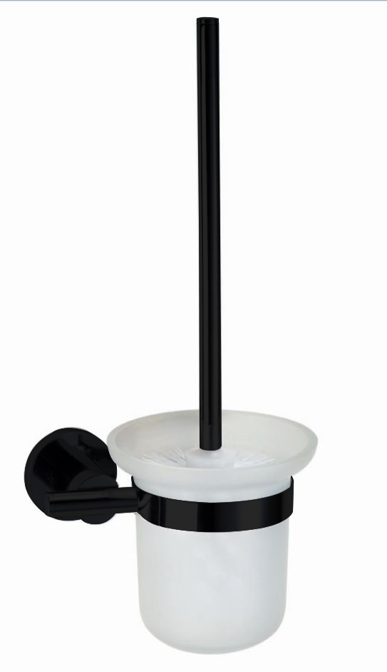 Best-Design "Nero" wand toiletborstelhouder mat-zwart