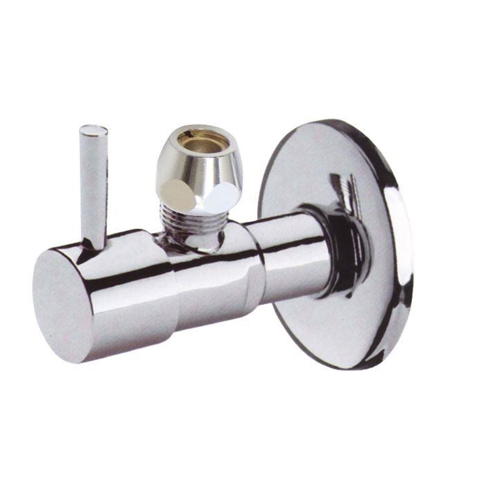Best-Design "Design-Upper" hoekstopkraan 3/8" x 3/8" (10 mm knel) Chroom