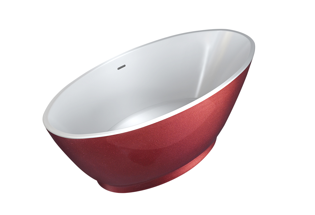 Best-Design "Color-Redpool" vrijstaand bad 178x78x61cm