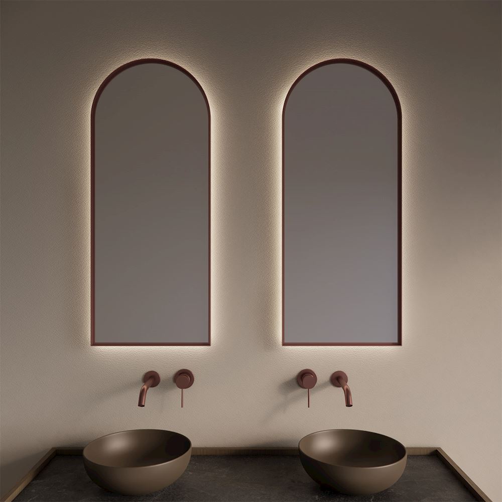 Spiegel Delta Koper Rosé 40 x 100 cm