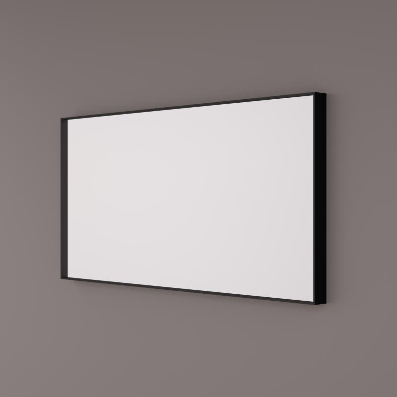 HIPP-Design SPV 9100 BLI spiegel rechthoekig 100x70 cm — Mat zwart industrieel frame