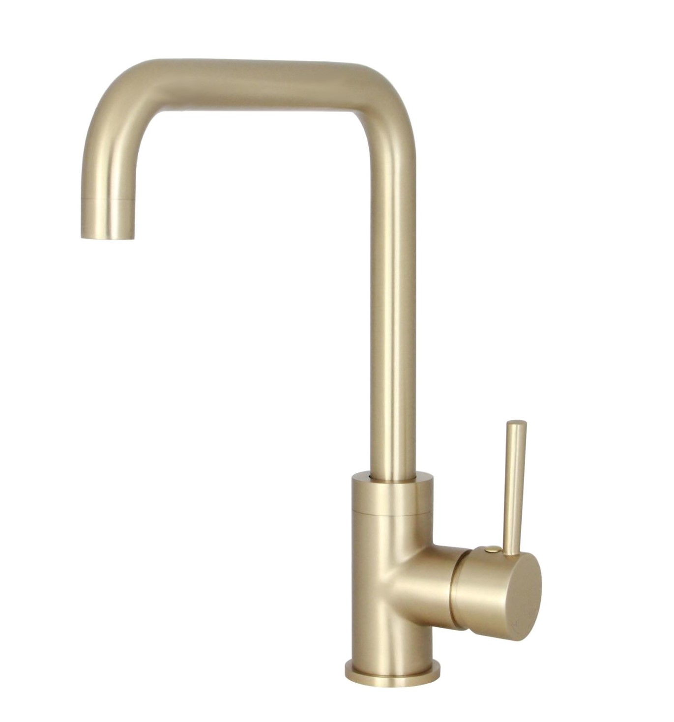 Best-Design "Nancy-Gola" keukenmengkraan met drb.uitloop H=32 cm mat-goud
