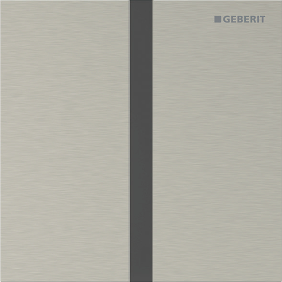 Geberit type 40 ur-sturing,batt.,hoekig,nikkel /geborsteld,easy to cl.