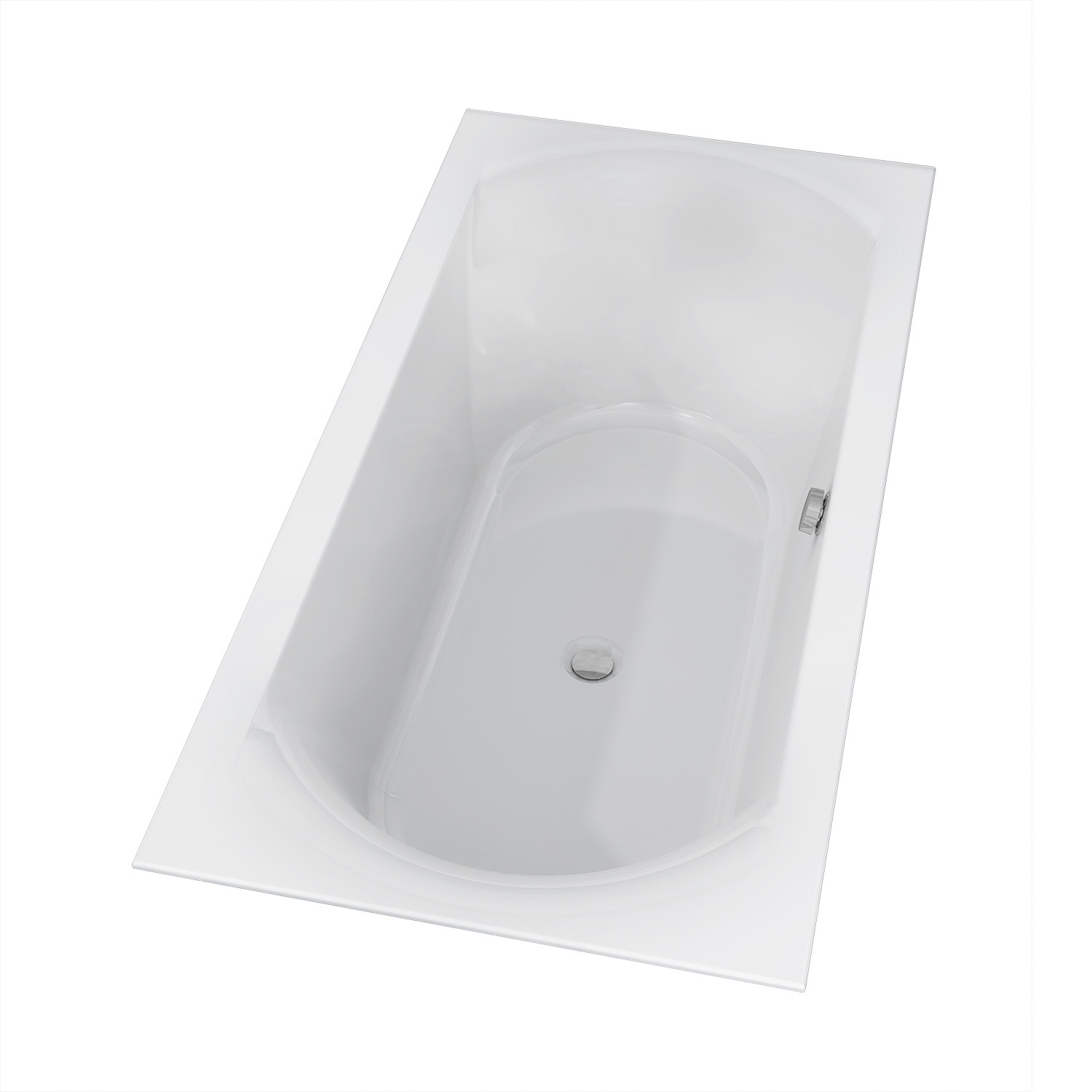 Riho Linares inbouwbad 150x70x45 cm glanzend wit