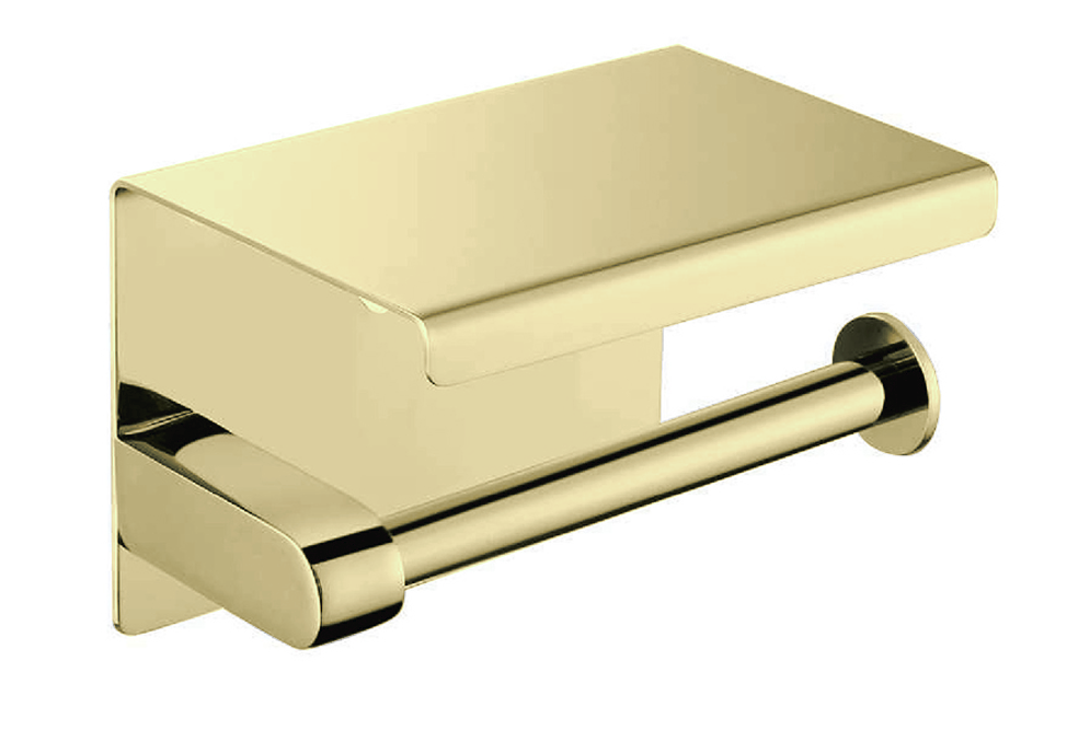 Best-Design "Nancy" "Phone" toiletrolhouder mat-goud