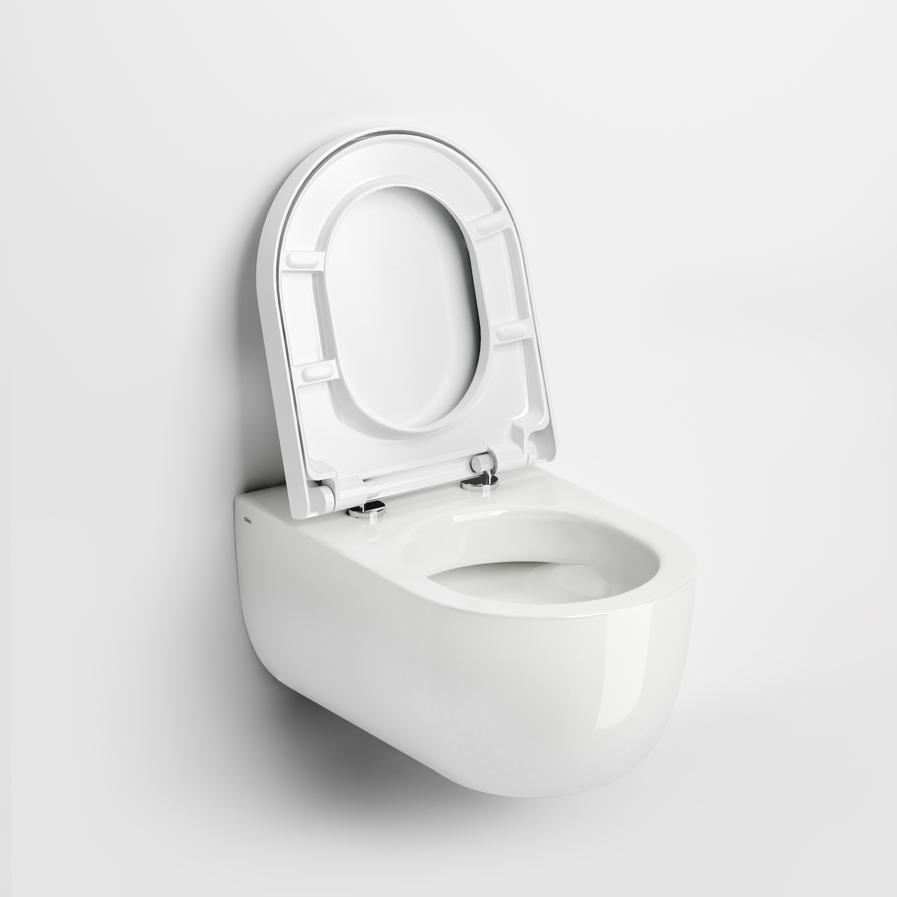 Hammock randloos wandtoilet 56 cm met dikke softclose quick-release zitting, glanzend wit