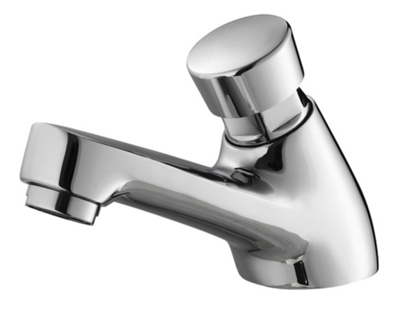 Best-Design Chrome "Delay-Staand" toiletkraan