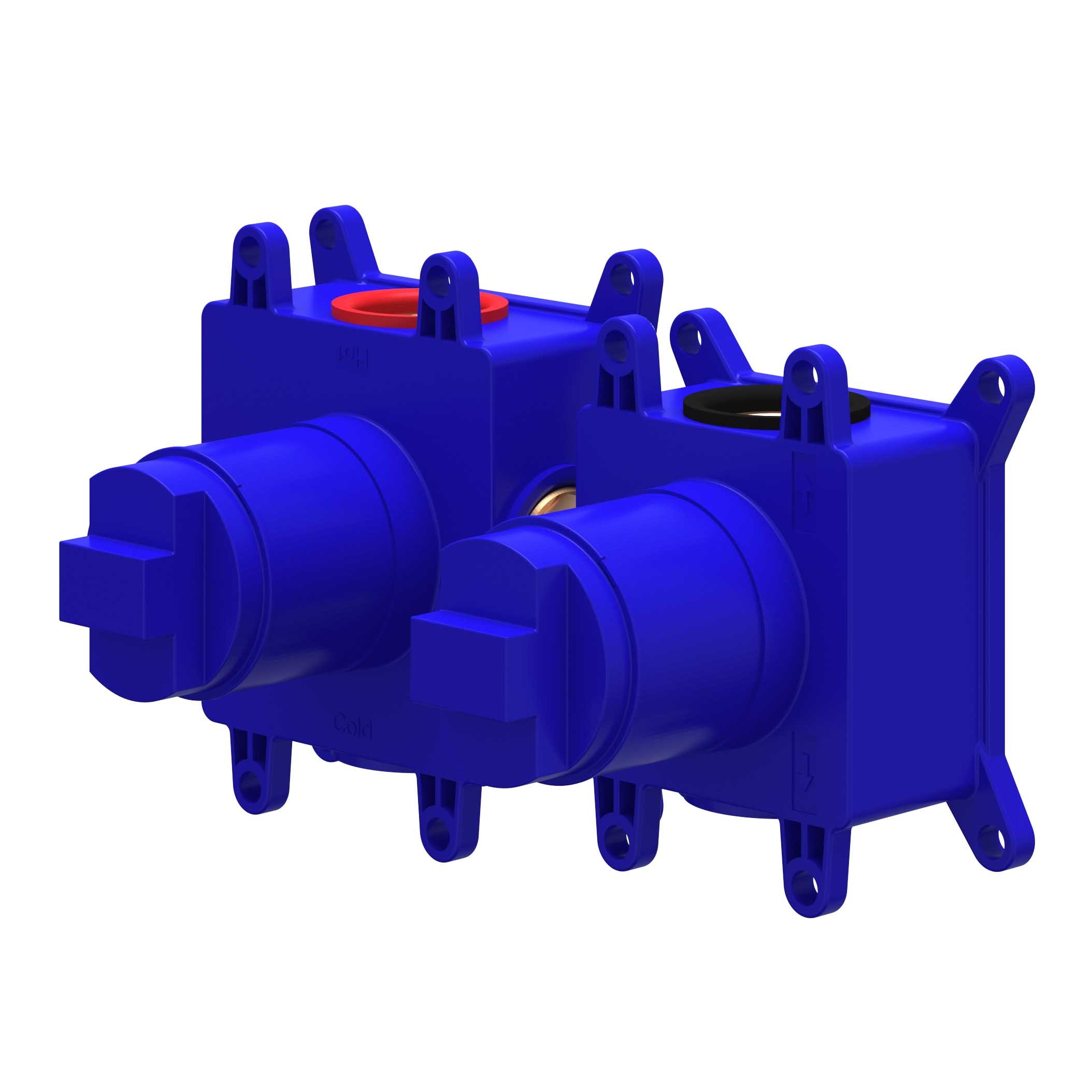 Inbouwbox t.b.v. inbouwthermostaat met 2-weg stop-omstel symmetry