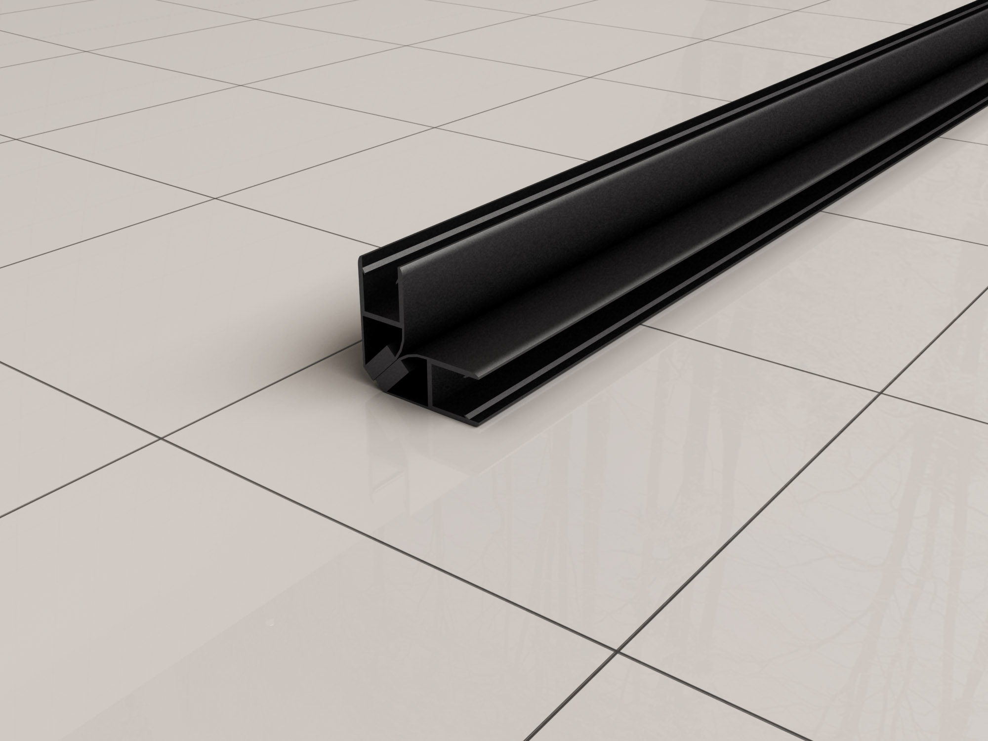 Skyline cabine magneetstrip 8mm zwart