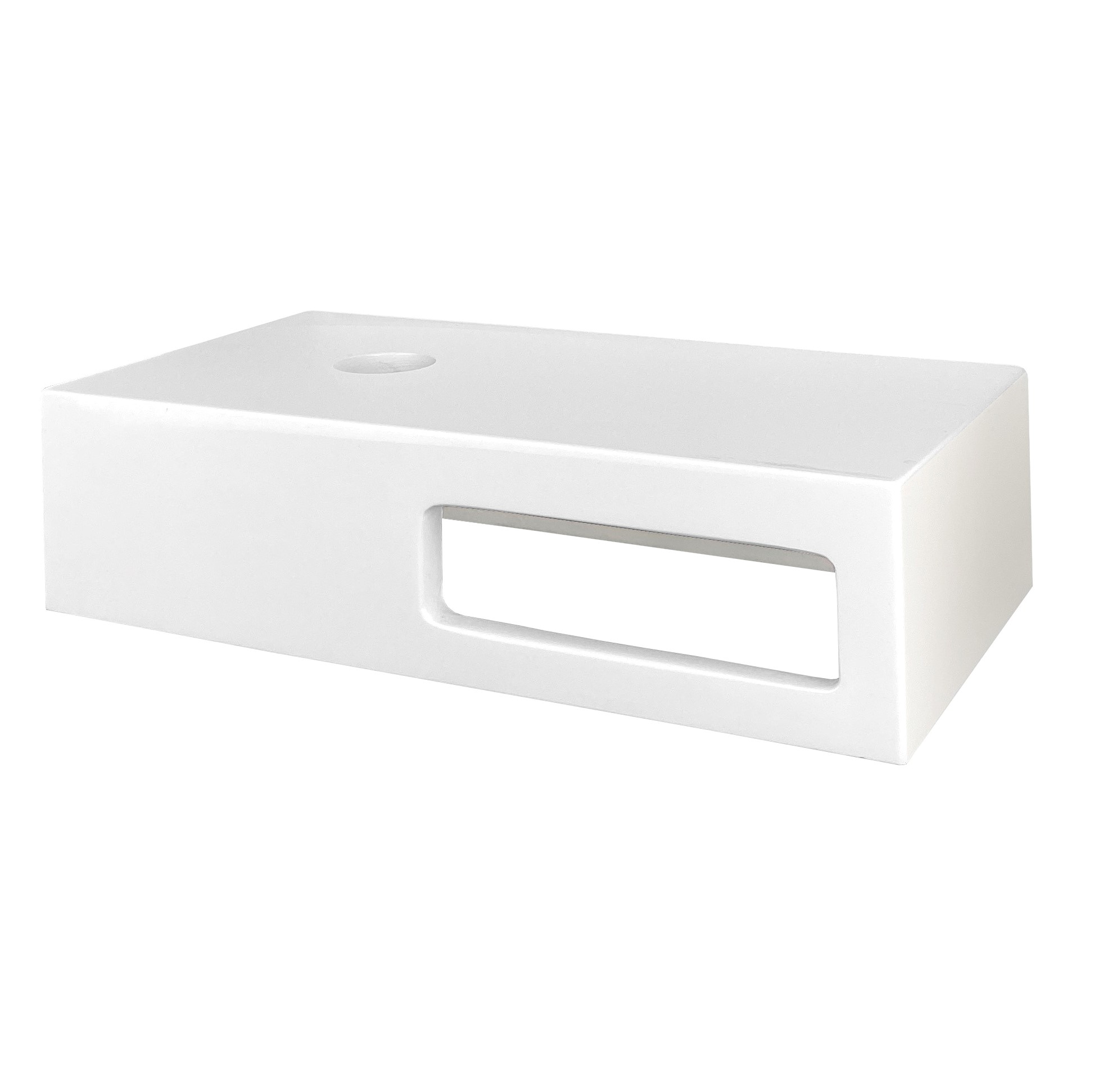 Best-Design Fontein-Planchet "Malo" Just-Solid 40x21x10cm – Glans-Wit