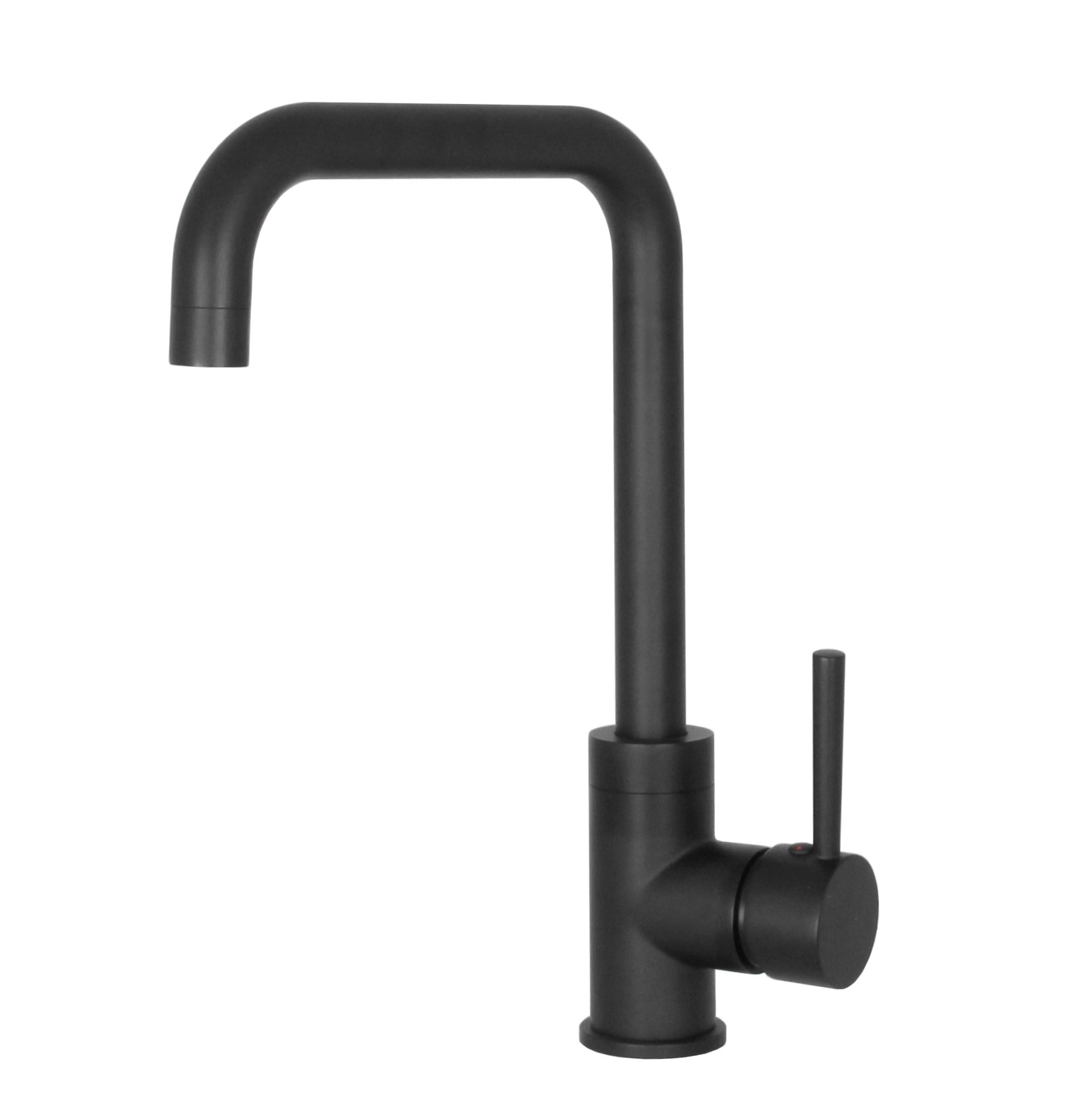 Best-Design "Nero-Sort" keukenmengkraan met drb.uitloop H=32 cm mat-zwart