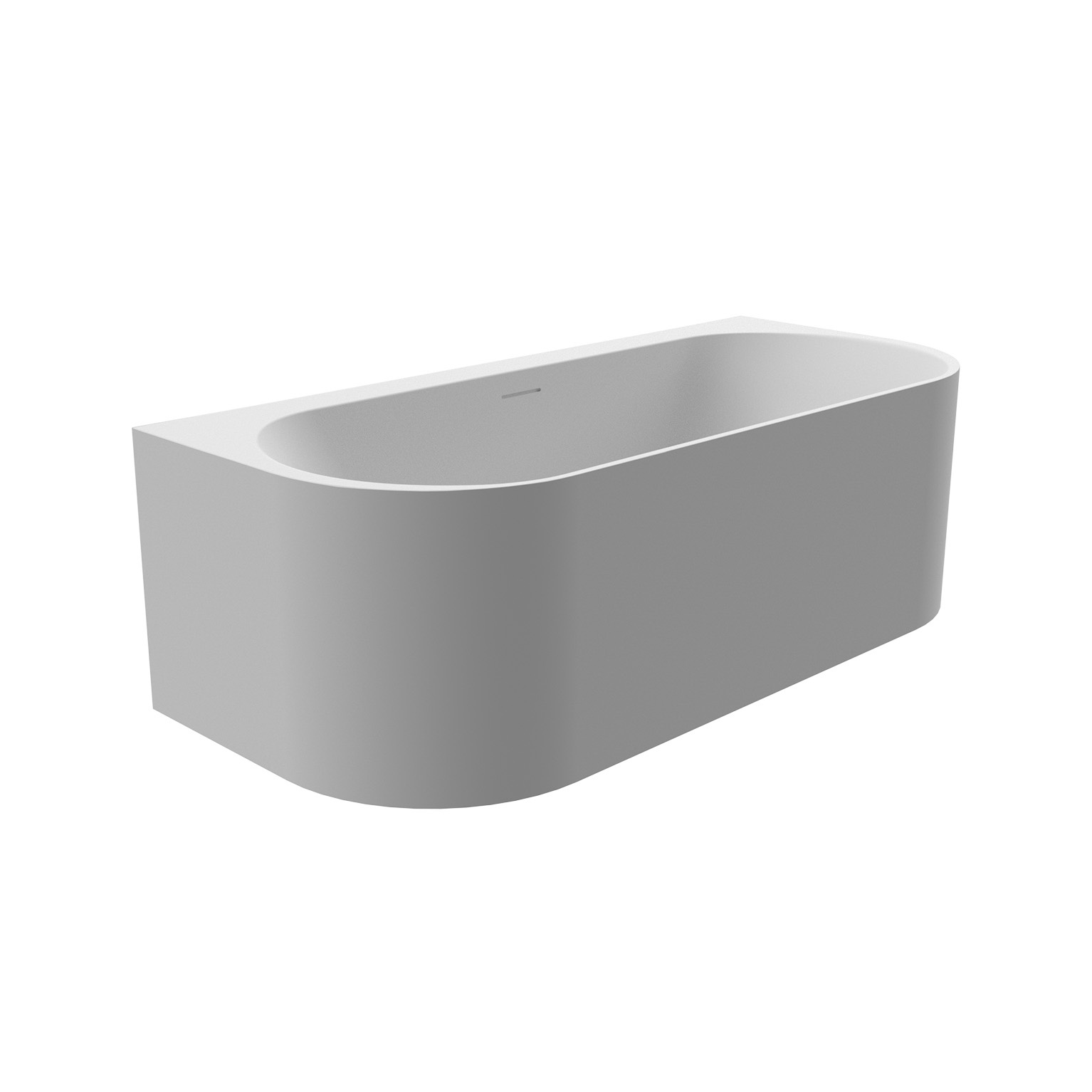 Riho Valor back-2-wall vrijstaand bad 180x80x56 cm matwit