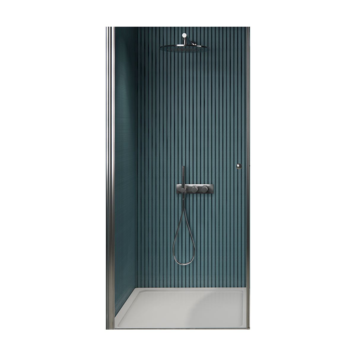 Douchecabine Magus Chroom 2 Deuren 80 x 80 x 190 cm