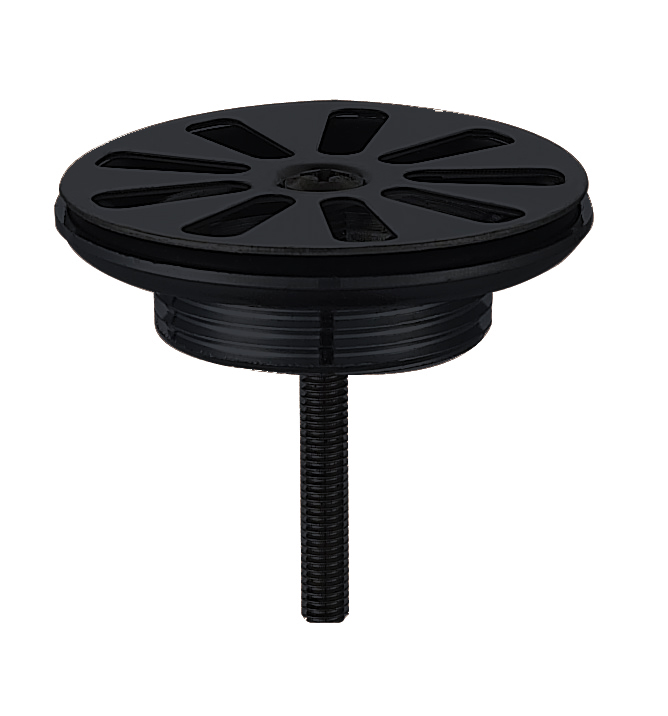 Best-Design "Nero-Open-rooster-black" afvoerplug 5/4" mat-zwart