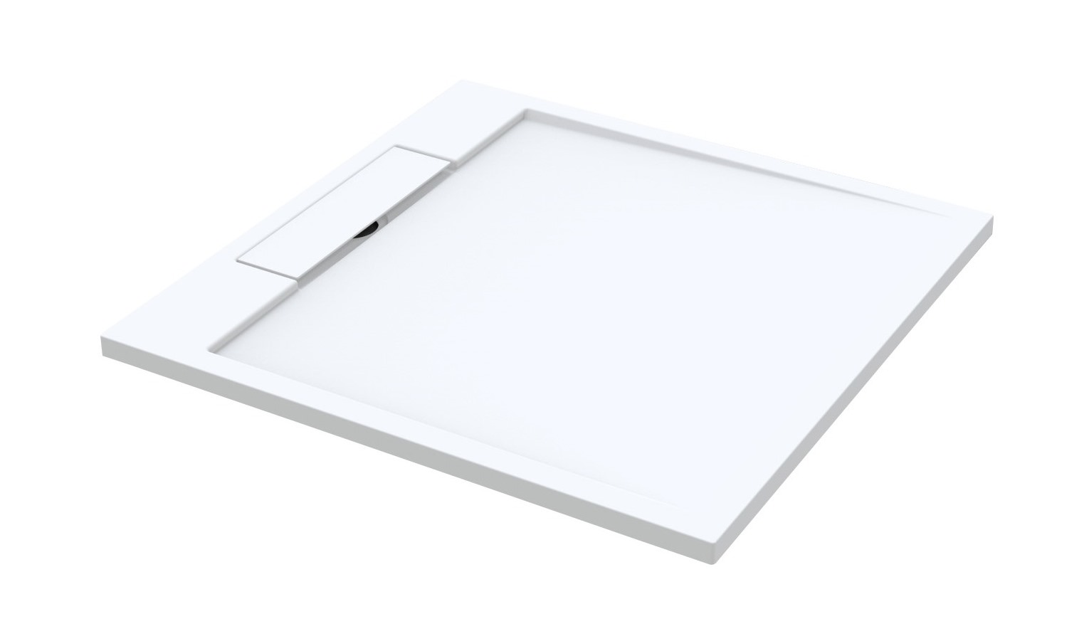 Best-Design "Decent" douchebak "Just-Solid" 90x90x3,5cm – Mat-Wit