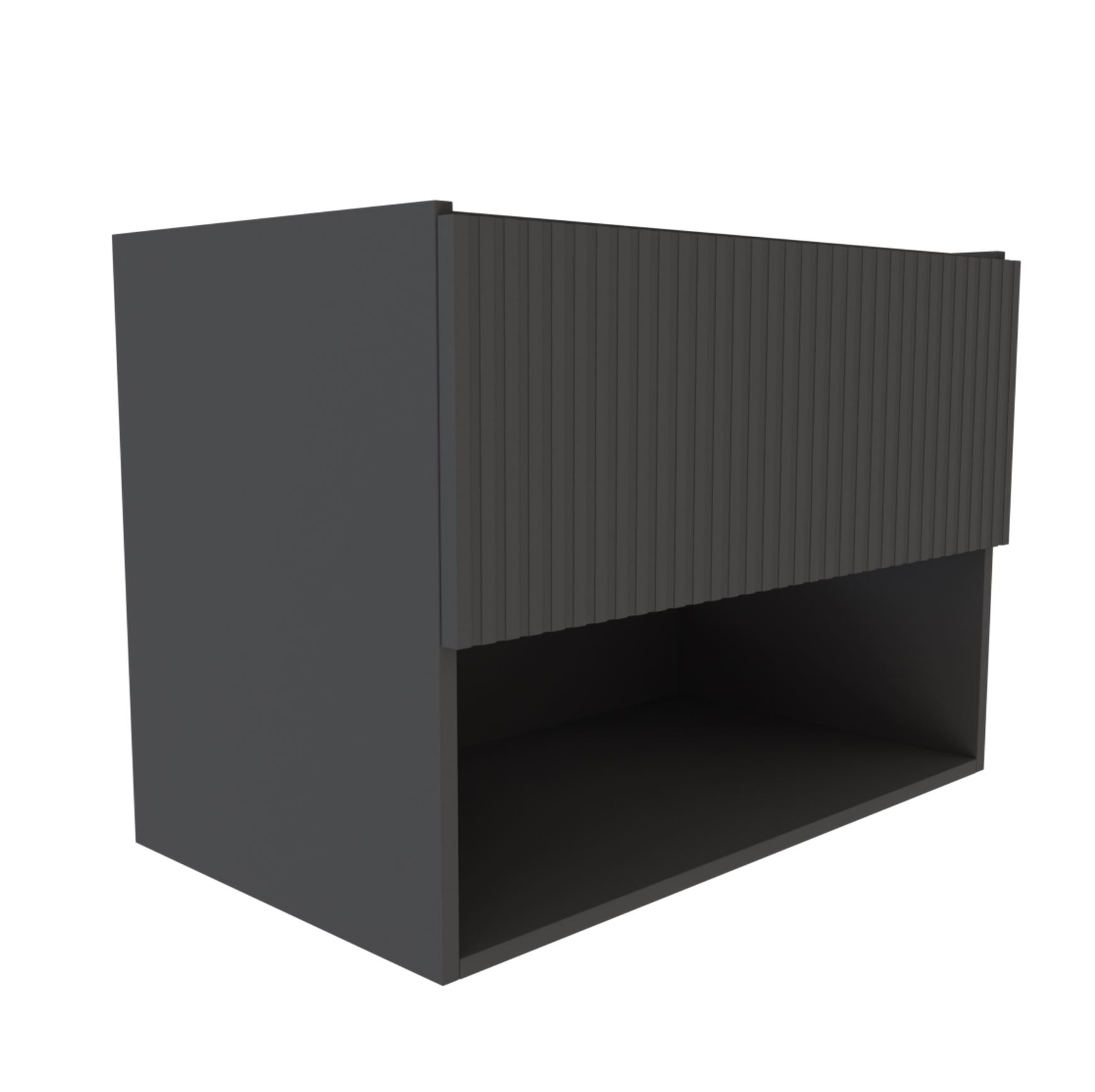 Best-Design "Rigatti-78-Black-Greeploos" meubel onderkast 78 cm