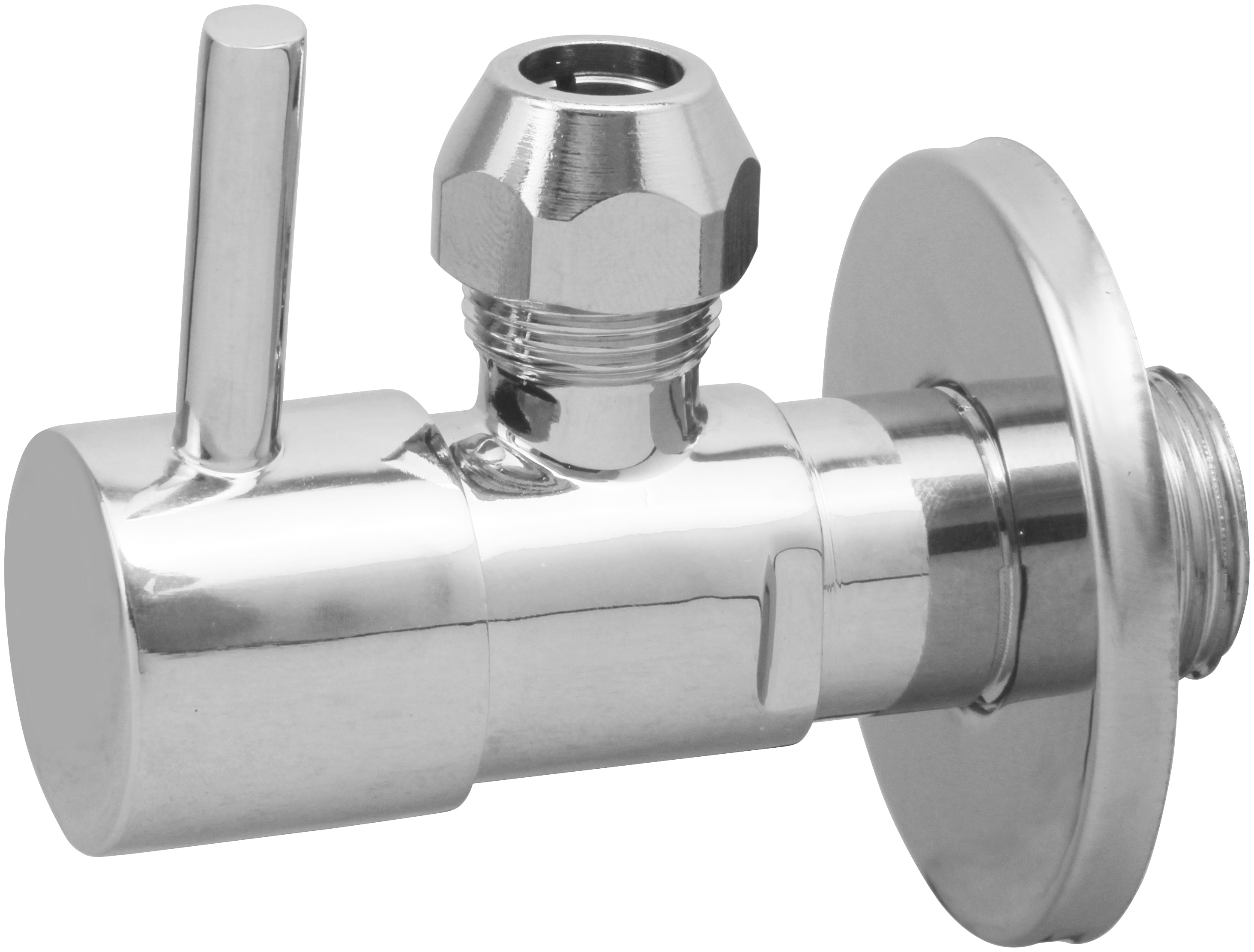 Minimal Hoekstopkraan 3/8" x 3/8" of knel 10 mm chroom