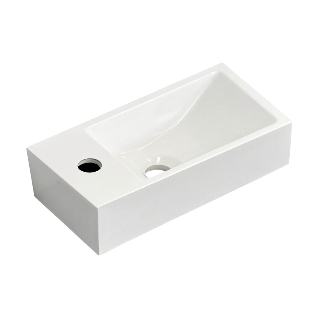 Best-Design "Ibeco" fontein 36x18x9cm L&R met kraangat