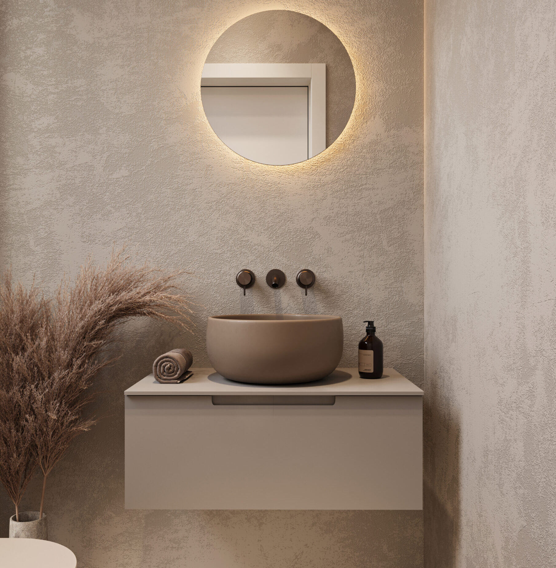 HIPP-Design SPV T05 toiletspiegel rond 35x3 cm