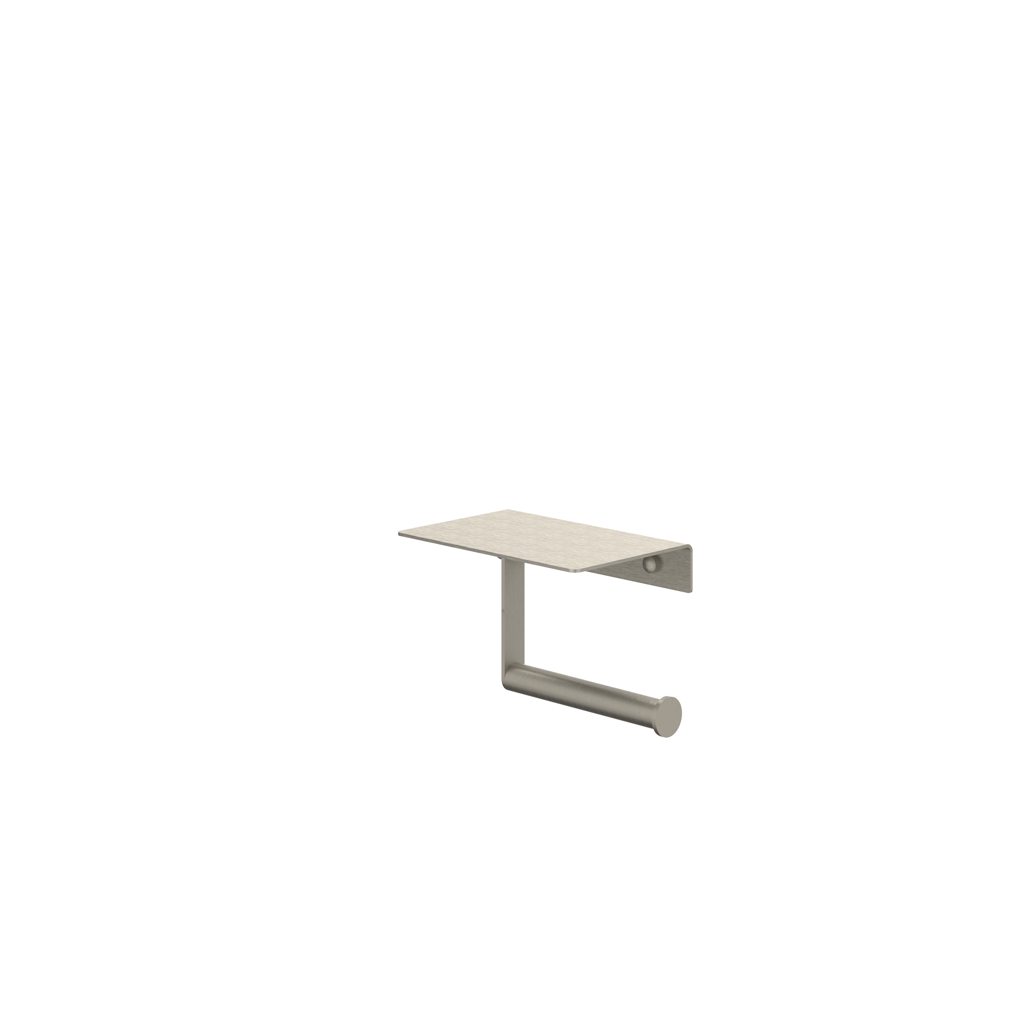 Toiletrolhouder met plateau