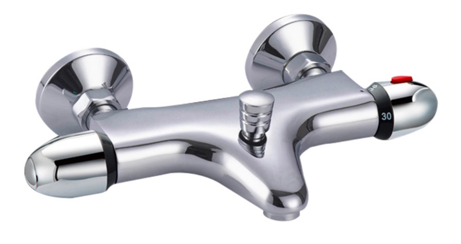 Best-Design Chrome "Light" badthermostaat (opbouw)