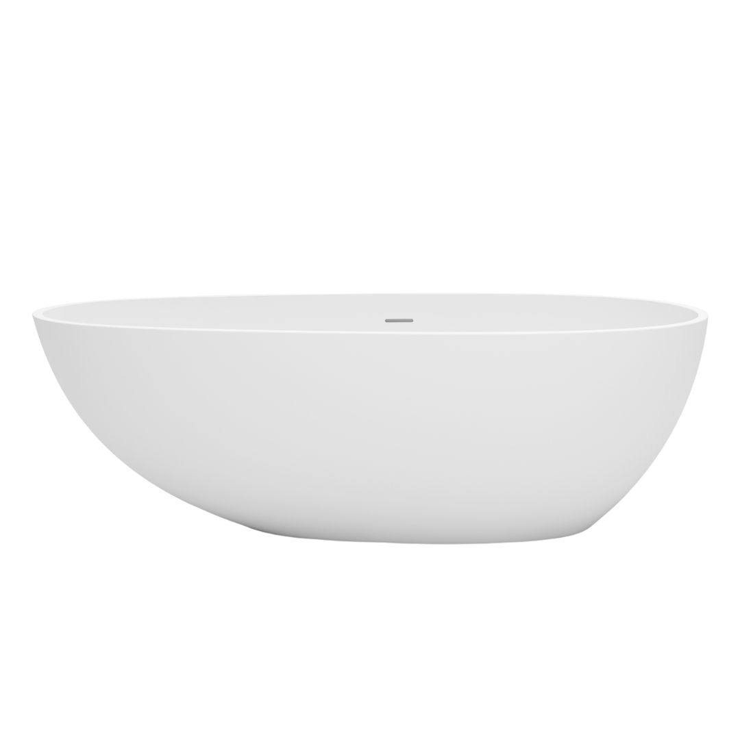 Best-Design "Puur" vrijstaand bad "Just-Solid" 180x90x58cm – Glans-wit