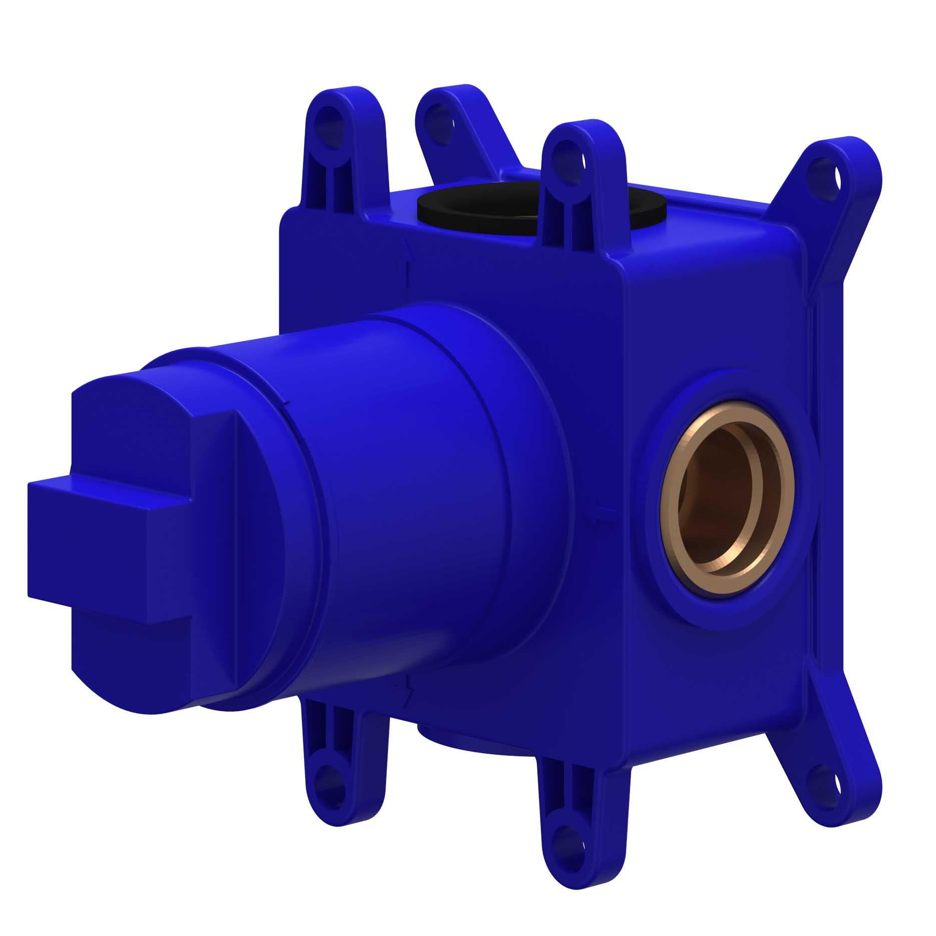 Inbouwbox t.b.v. inbouw 3-weg stop-omstel symmetry