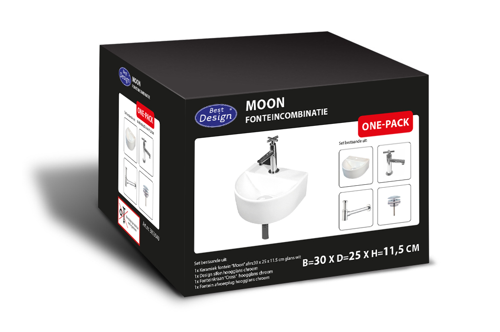 Best-Design "One Pack" fonteincombinatie "Moon"