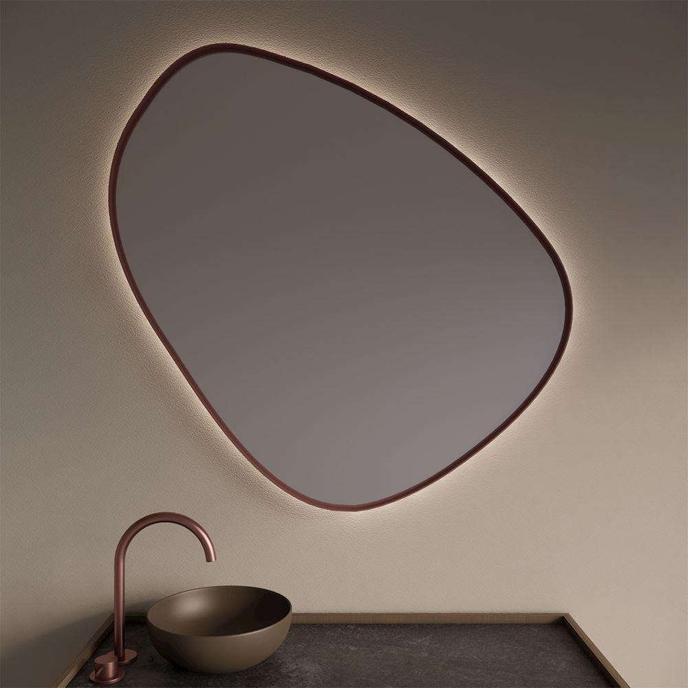 Spiegel Fenix Koper Rosé 60 cm