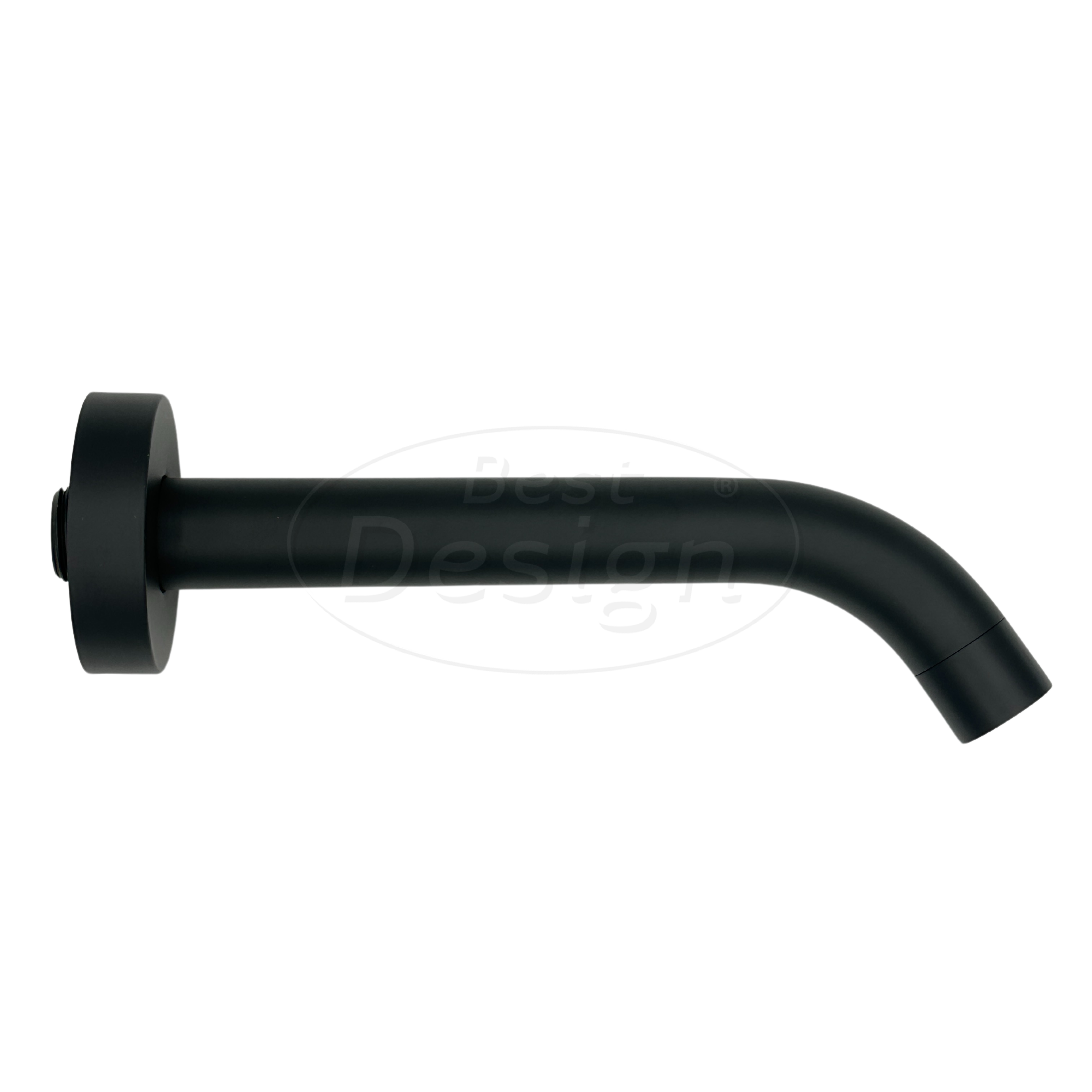 Best-Design muuruitloop met rozet tbv. inbouw-wandmengkraan