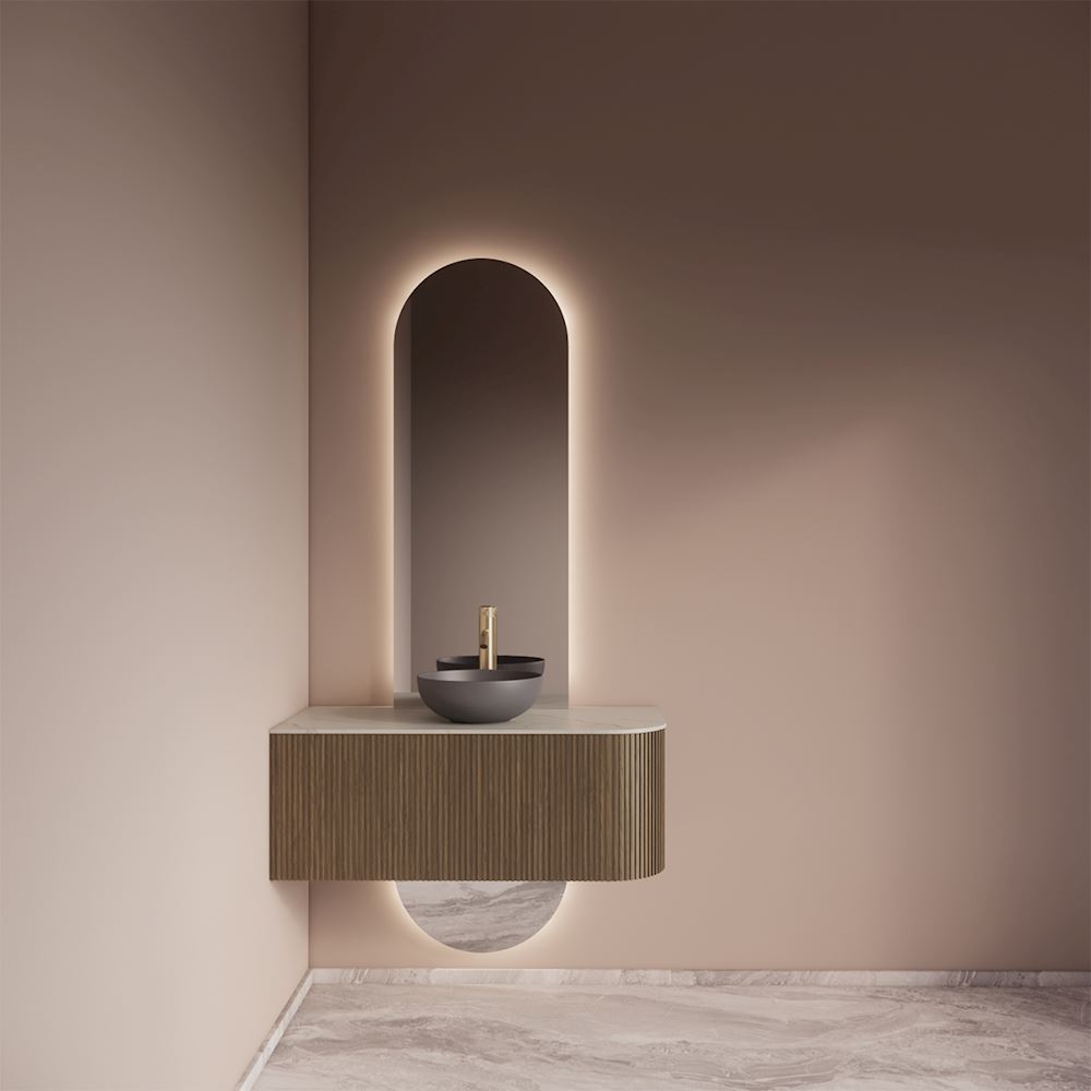 Spiegel Selene 40 x 120 + 40 x 25 cm