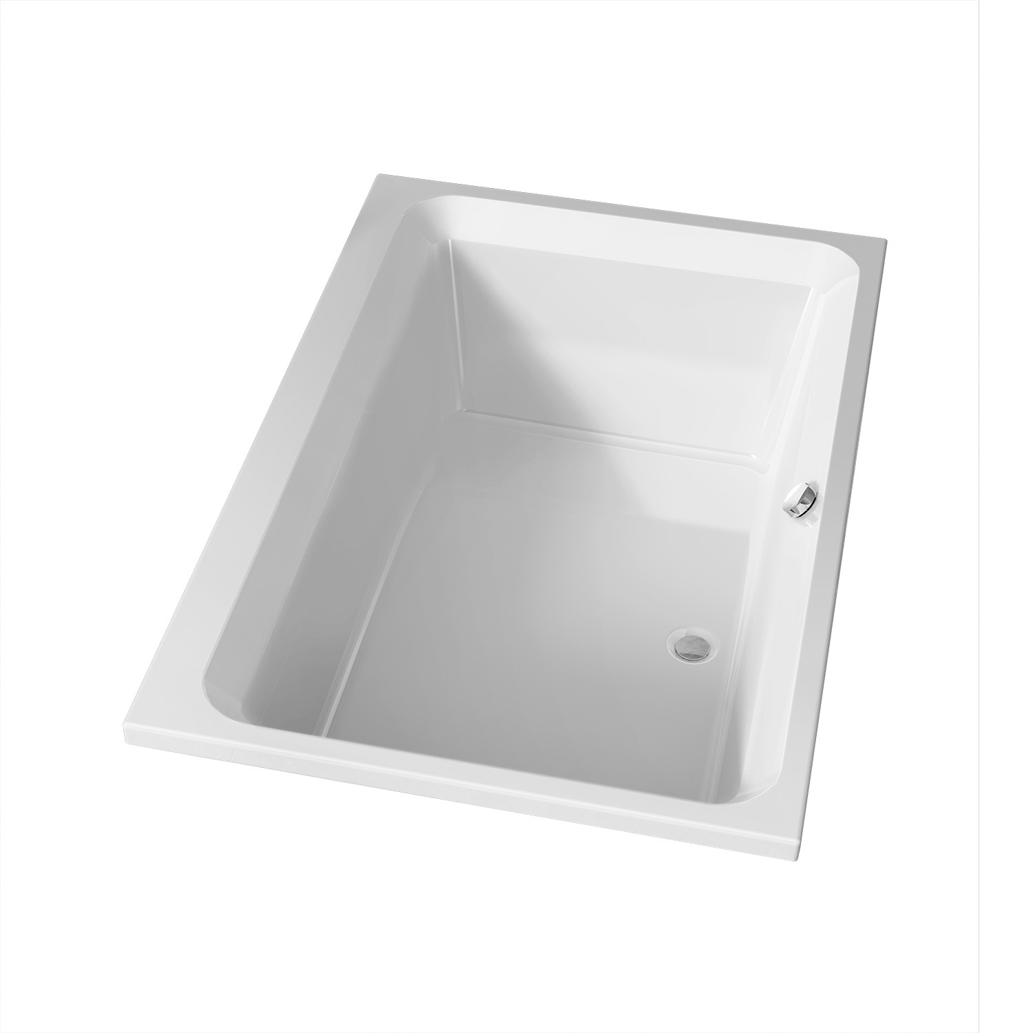 Riho Castello inbouwbad 180x120x51 cm glanzend wit