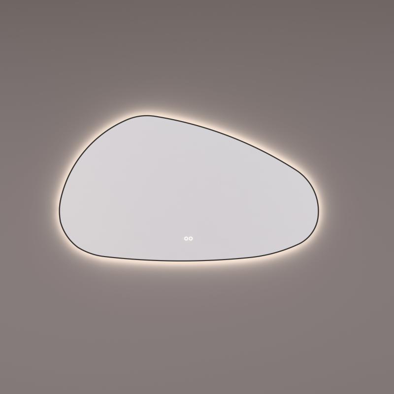 HIPP-Design SPV 13600 BL spiegel organisch 100x60 cm — Mat zwart