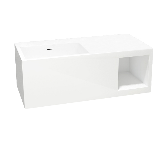Best-Design "Serena" wastafel "Just-Solid" 95x45x35cm
